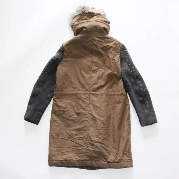 Vera Wang Brie Faux Fur Parka Coat